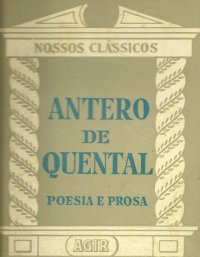 Nossos Clássicos 6: Antero de Quental